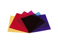 Eurolite Colour Film Sheet Set of 6 Red, Blue , Green, Yellow, Purple, Violet Lämplig för (scenteknik)PAR-64, PAR 36, PAR-56 Red, Blue , Green, Yellow, Purple, Violet