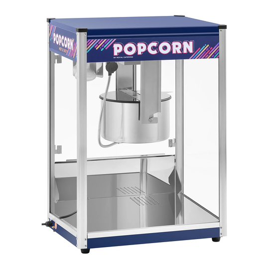Popcornmaskin - blå - 16 oz - XXL