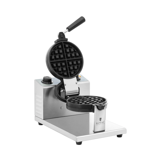 Våffeljärn - Runt - 4 små våfflor - 1200 W - Royal Catering