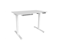 Hæve-sænkebord Miniflex 100x60 cm hvid/hvid - elektrisk højdejustering