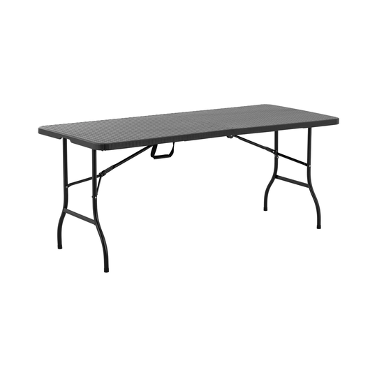 Fällbart bord - 1830 x 750 x 740 mm - Royal Catering - 150 kg - Inomhus/utomhus - Svart