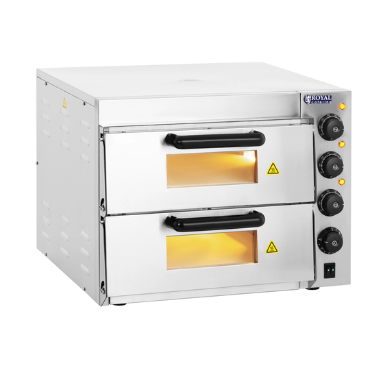 Pizzaugn - 2 ugnskammare - Schamotte stenbotten