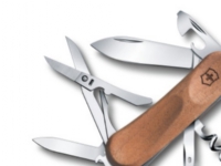 Victorinox EvoWood 14, Fällkniv av slipjoint-modell, Kniv med flera verktyg, 20 mm, 73 g