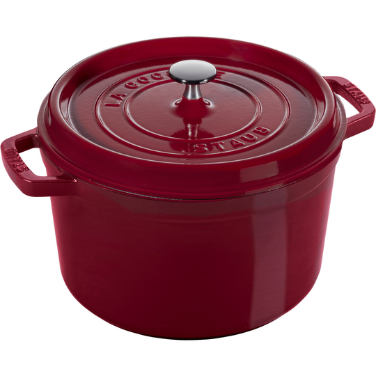 Staub La Cocotte gjutjärnsgryta 4,8 liter, bordeaux