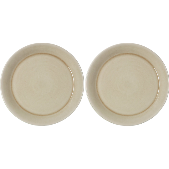 PotteryJo Daga mattallrik, 25 cm, 2-pack, havre