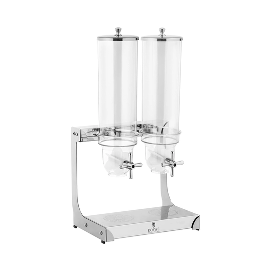 Müslidispenser - 2 x 3,5 l - plast - Royal Catering