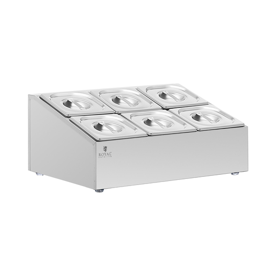 GN-uppsatshylla - 2 x 3 GN 1/6 - 11,4 l - Royal Catering