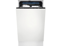 Electrolux EEM23100L, helintegrerad, Slimline (45 cm), vit, 1,5 m, 1,5 m, 1,5 m, 1,5 m
