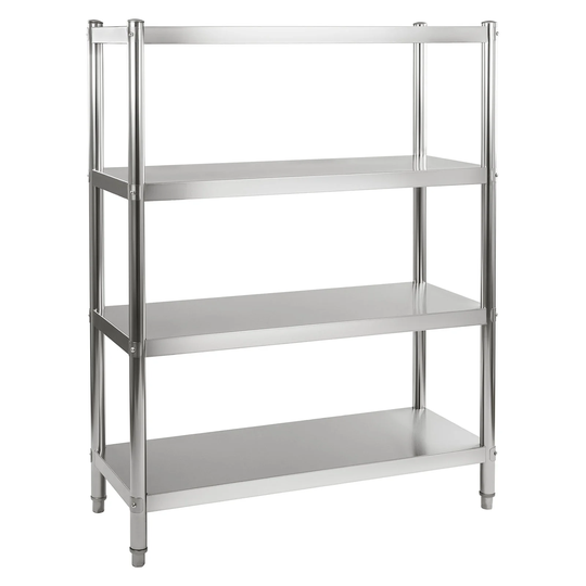 Hylla i rostfritt stål - 120 cm
