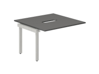Skrivbord DNWS P 2x1600x800mm Antracit/RAL9006