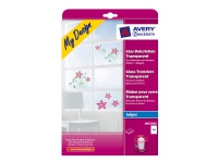 Avery Zweckform My Design - A4 (210 x 297 mm) 4 ark transparent klar film