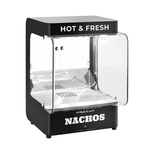 Professionell Nachovärmare - Modern design - 99 l - 50 - 60 °C - Svart - Royal Catering