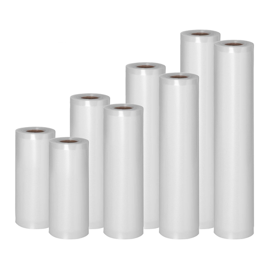 Vakuumpåsar - 8 rullar set - 48 m - 15-30 cm