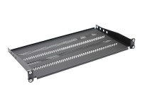 KaTLINK - Hylla för rack - svart, RAL 9005 - 1U - 19
