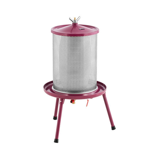 Hydropress - rostfritt stål/järn - 40 l - 3 bar - inkl. 5 pressdukar - Royal Catering