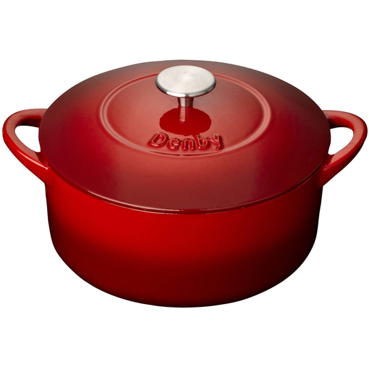 Denby Pomegranate Rund Gjutjärnsgryta 26 cm 5,2 l