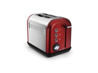 Morphy Richards Accents Special Edition, 2 skive(r), Rød, Rustfrit Stål, Knapper, Dreje, Kina, CE