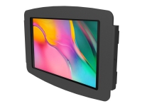 Compulocks Space Galaxy Tab A 10.1 2019 Tablet Lock and Tablet Holder Display Wall Mount - Monteringssats (väggfäste, inlägg) - för surfplatta - låsbar - polerad aluminium - svart - skärmstorlek: 10,1 - monteringsyta: 100 x 100 mm - ytmonteringsbar, infällt montage - för Samsung Galaxy Tab A (2019) (10,1 tum)
