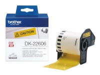 Brother DK-22606 - Gul - Rulle (6,2 cm x 15,2 m) film - för Brother QL-1050, 1060, 500, 550, 560, 570, 580, 600, 650, 700, 710, 720, 820