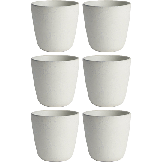 Aida RAW mugg 6 st, arctic white