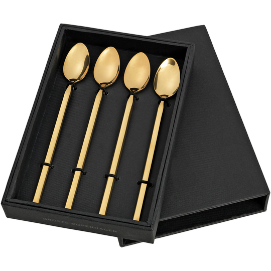 Broste Copenhagen Tvis Titanium Rose Gold, långa skedar, 4 st.