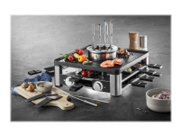 WMF Lumero - Raclette/grill/fondue - 1,96 kW - sort/rustfrit stål