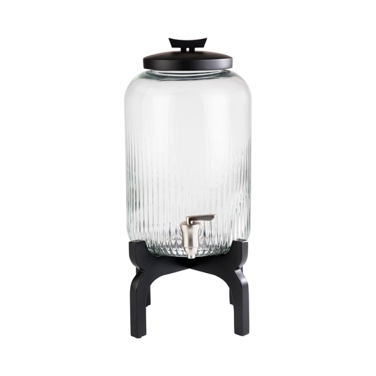 APS Juicedispenser - 7 L - Rostfritt stål, silikon, trä