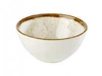 Skål Stoneart 30 cl Ø12x6 cm Melamin Hvid/Brun stenlook,6 stk/krt