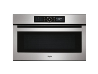 Whirlpool Absolute AMW 730 IX - Mikrovågsugn med grill - inbyggd - 31 liter - 1000 W - rostfritt stål