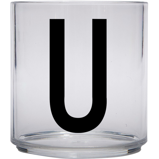 Design Letters Tritan Plastglas barn, U