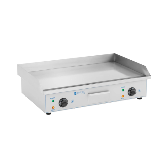 Elektriskt stekbord - Dubbelt - 73 cm - Royal Catering - Slät - 2 x 2200 W
