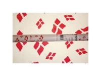 Bordduksrulle 1,2x8 m papper Damask kvalitet Vit med flagga,10 rl/krt