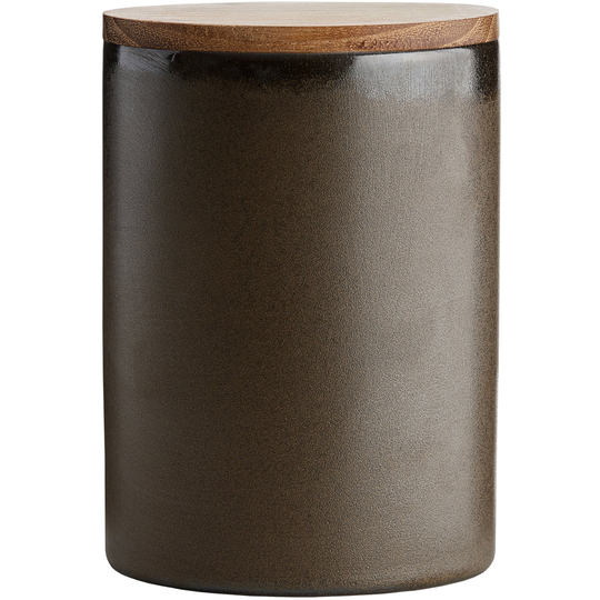 Aida RAW förvaringsburk med lock, 15 cm, metallic brown