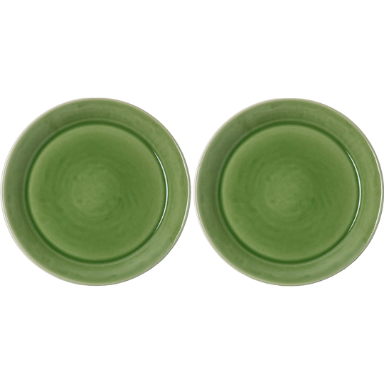 PotteryJo Daga mattallrik, 25 cm, 2-pack, grön