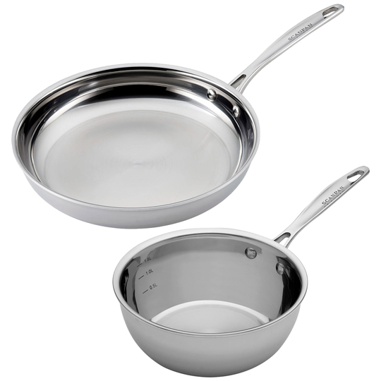 Scanpan Fusion 5 stekpanna 28 cm + sauteuse 1,8 liter
