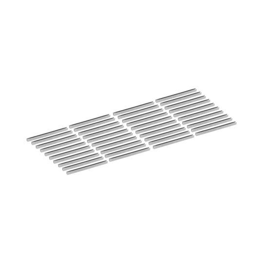 Clips till klipsmaskin - 4000 st. - 11 x 11,5 x 2 mm - Royal Catering