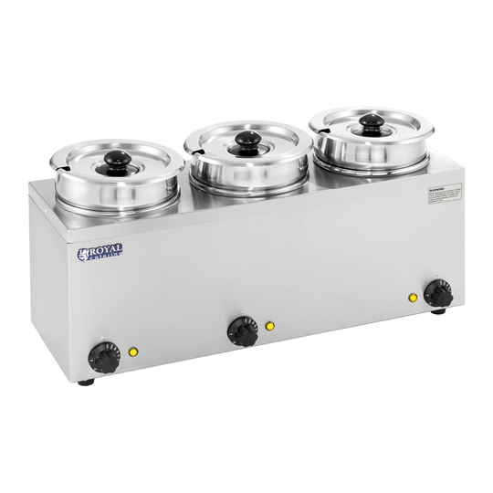 Soppstation - 3 x 2,75 liter - 450 W