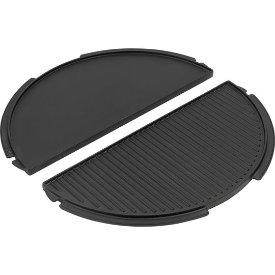 Big Green Egg Halv vändbar grillplatta, L