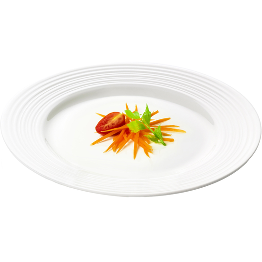 Aida Passion Tallrik 23 cm Cremevit 4 st