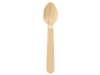 Bestick duni teskedar, vaxade, 11 cm, påse med 100 stycken.