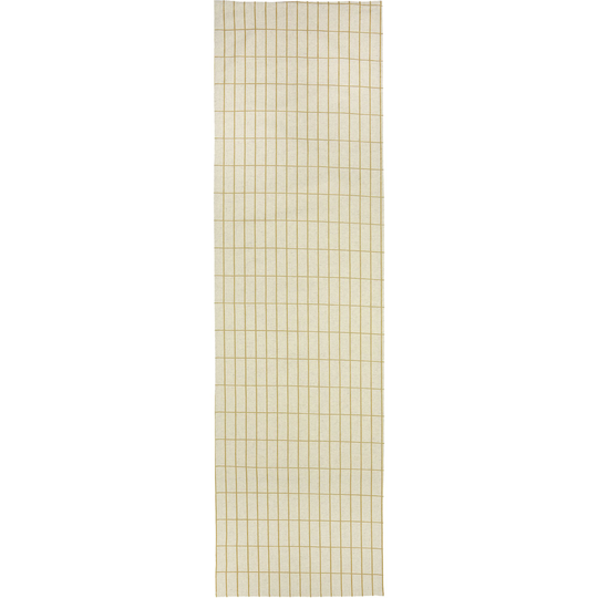 Marimekko Pieni Tiiliskivi bordslöpare, 47x150 cm, linne/guld