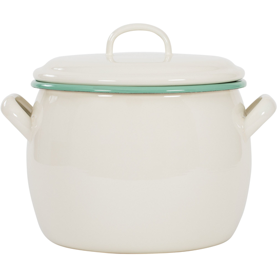 Kockums Jernverk Gryta 4 liter, creme