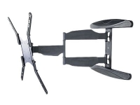 VivoLink Wall Mount With Arm - Monteringssats (väggplatta, väggfäste, VSA-adapter, justerbar monteringsarm) - Slim Full-rörelse - för platt panel - skärmstorlek: 23-55 - monteringsgränssnitt: upp till 400 x 400 mm - väggmonterbar