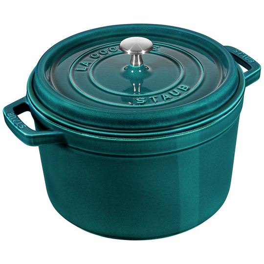 Staub La Cocotte gjutjärnsgryta 4,8 liter, petroleum