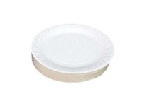 Papperstallrik Catersource Ø23 cm FSC-märkt biologiskt nedbrytbar Vit,100 st/pk