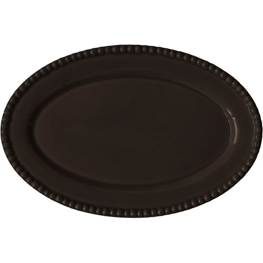 PotteryJo Daria Ovalt Uppläggningsfat 35 cm Java Brown