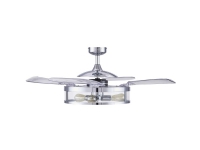Beacon Lighting Classic CHR Loftsventilator EEK: F (A - G) (Ø x H) 122 cm x 400 mm Chassisfarve: Krom (blank)