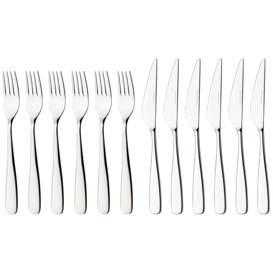 Hardanger Bestikk Tuva Biffsett 6 personer