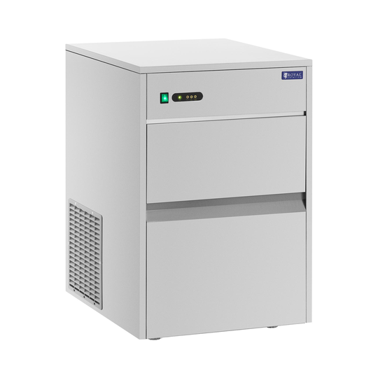 Isbitsmaskin - 50 kg/24 h - 13 kg kapacitet - 350 W - rostfritt stål - Royal Catering
