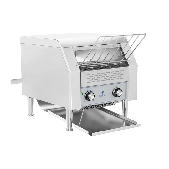 Brödrost med rullande band - 2200 watt - 7 hastighetsgrader - 3 lägen